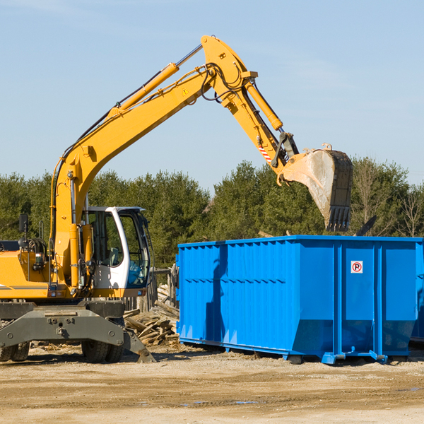 can i choose the location where the residential dumpster will be placed in Frankfort